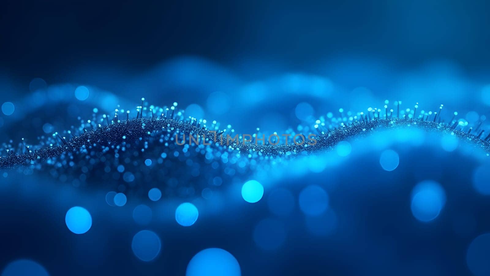 Abstract blue electronic tech design