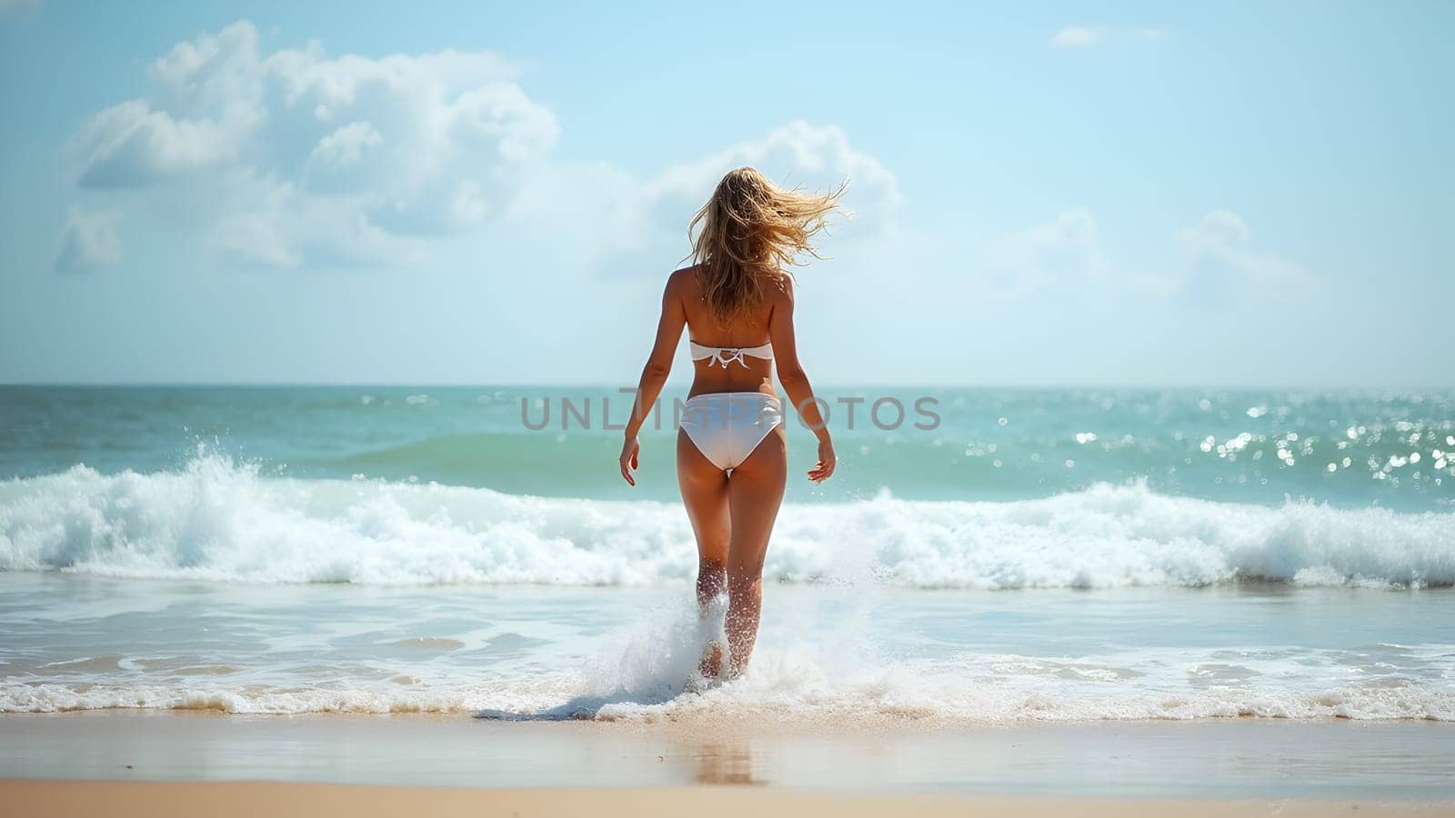 Beautiful woman at the beach