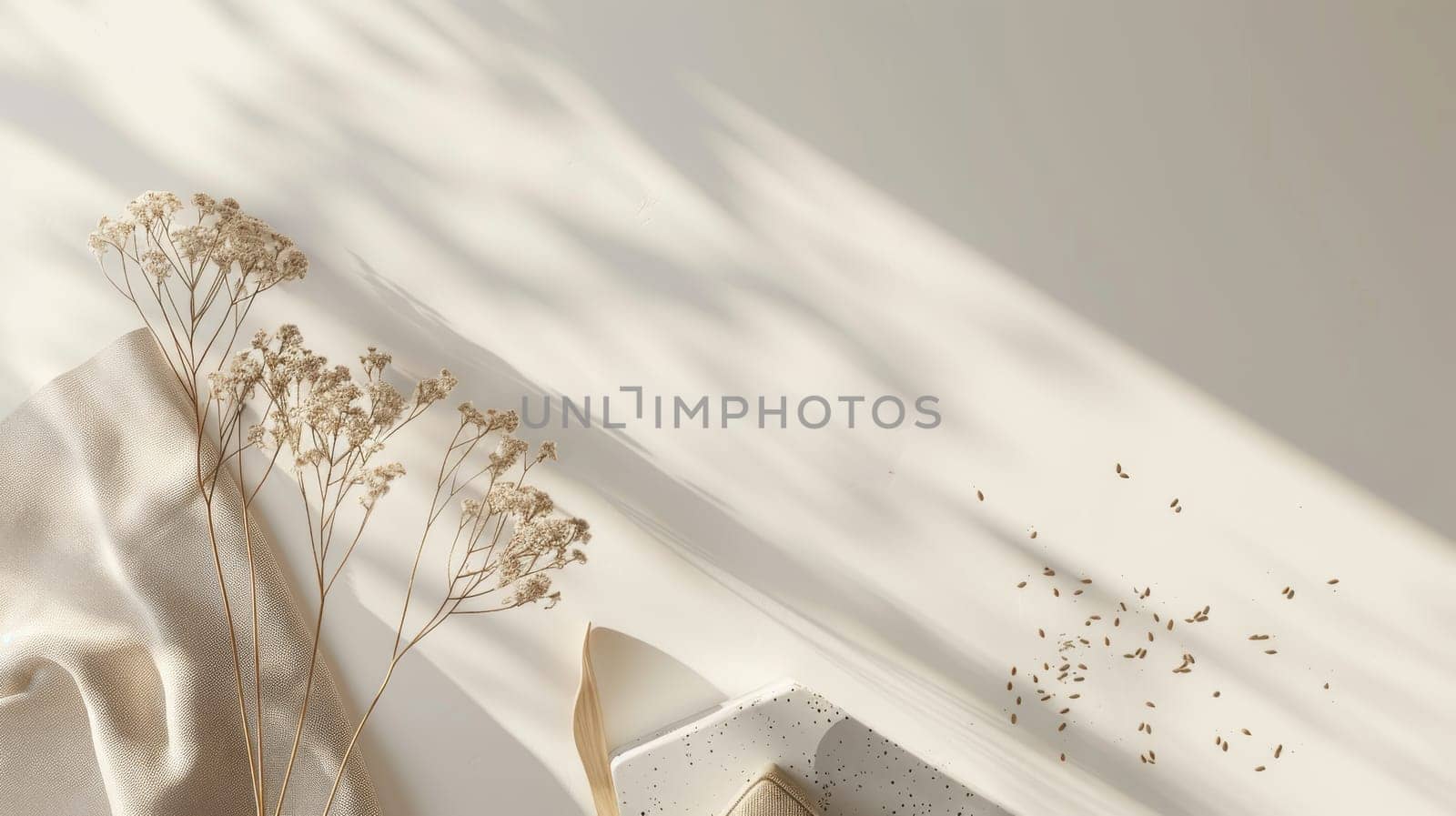 Neutral color palette with space