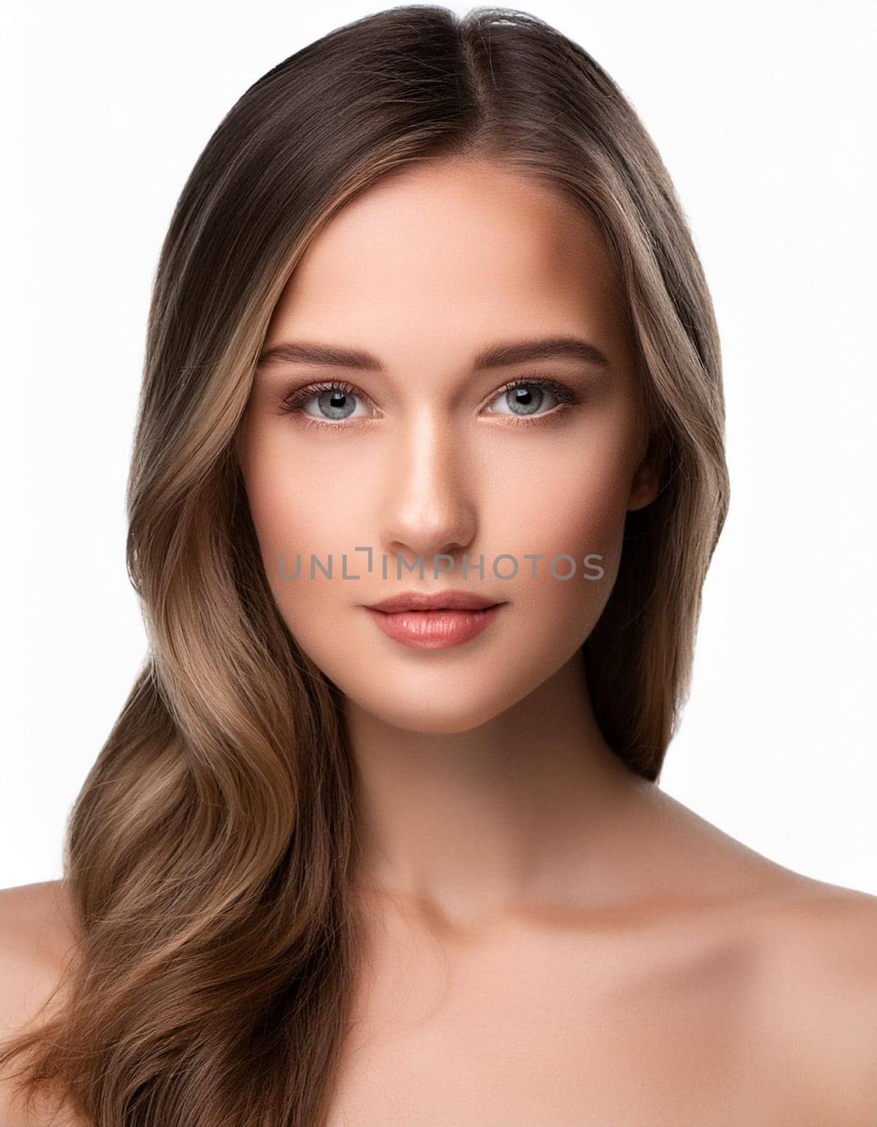 gorgeous young woman portrait, AI generated image