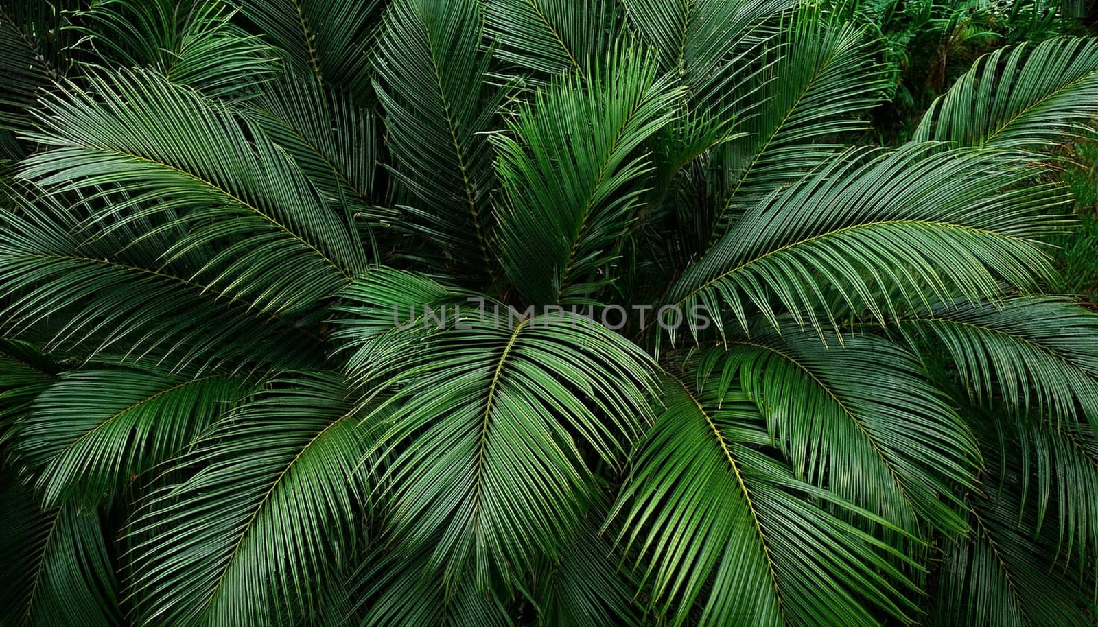 green leaves foliage texture useful as a background, AI generated image