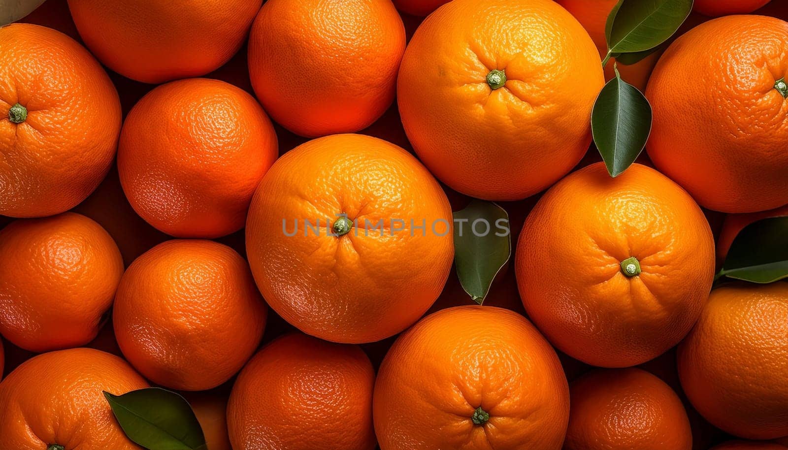 oranges fruits vegetarian food flat top view, AI generated image