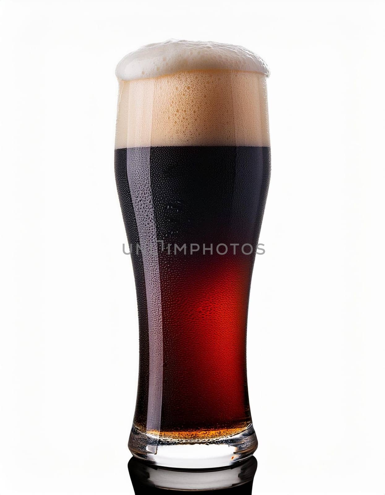 pint of ale beer, AI generated image