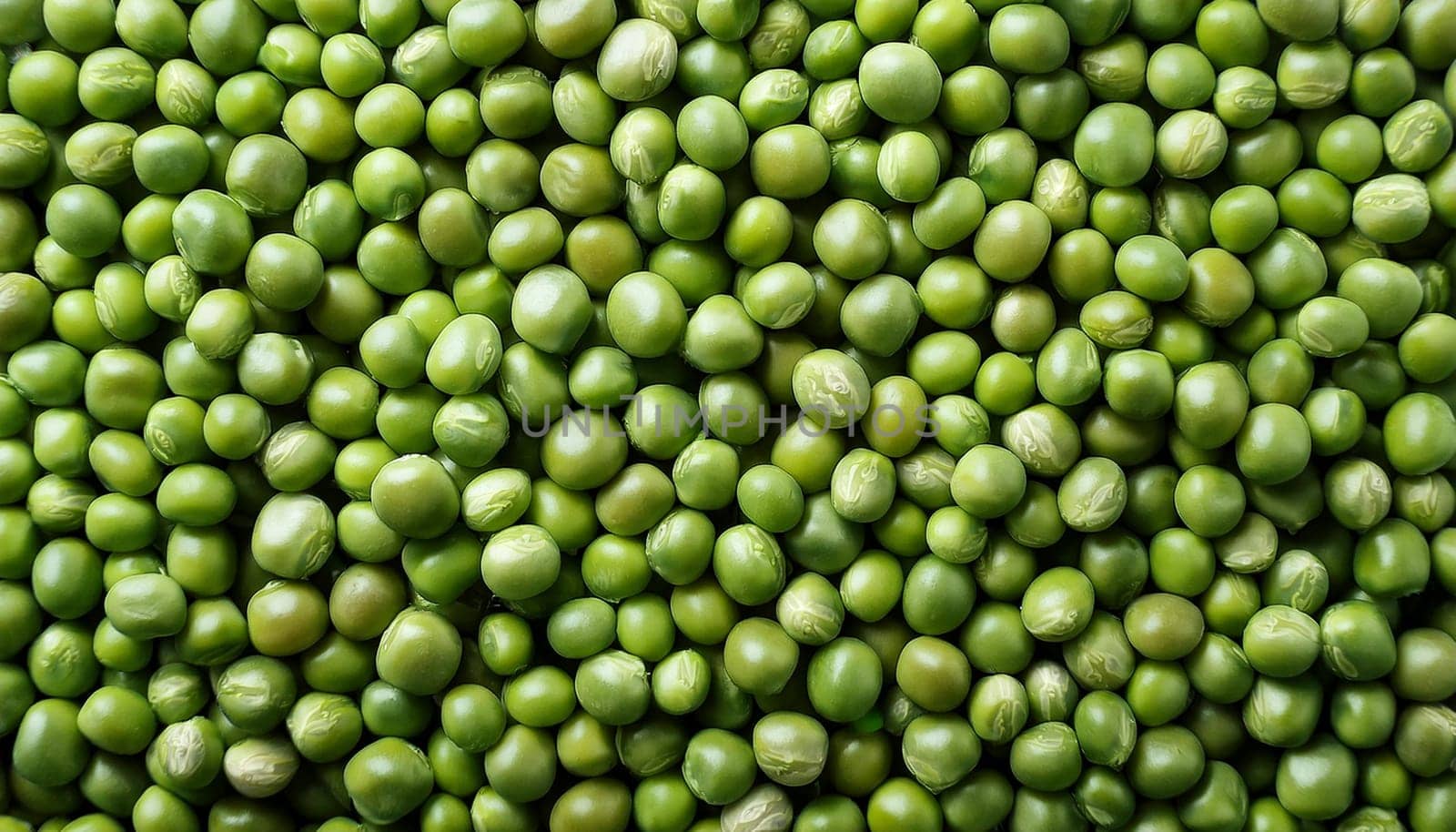 peas beans top flat view, AI generated image