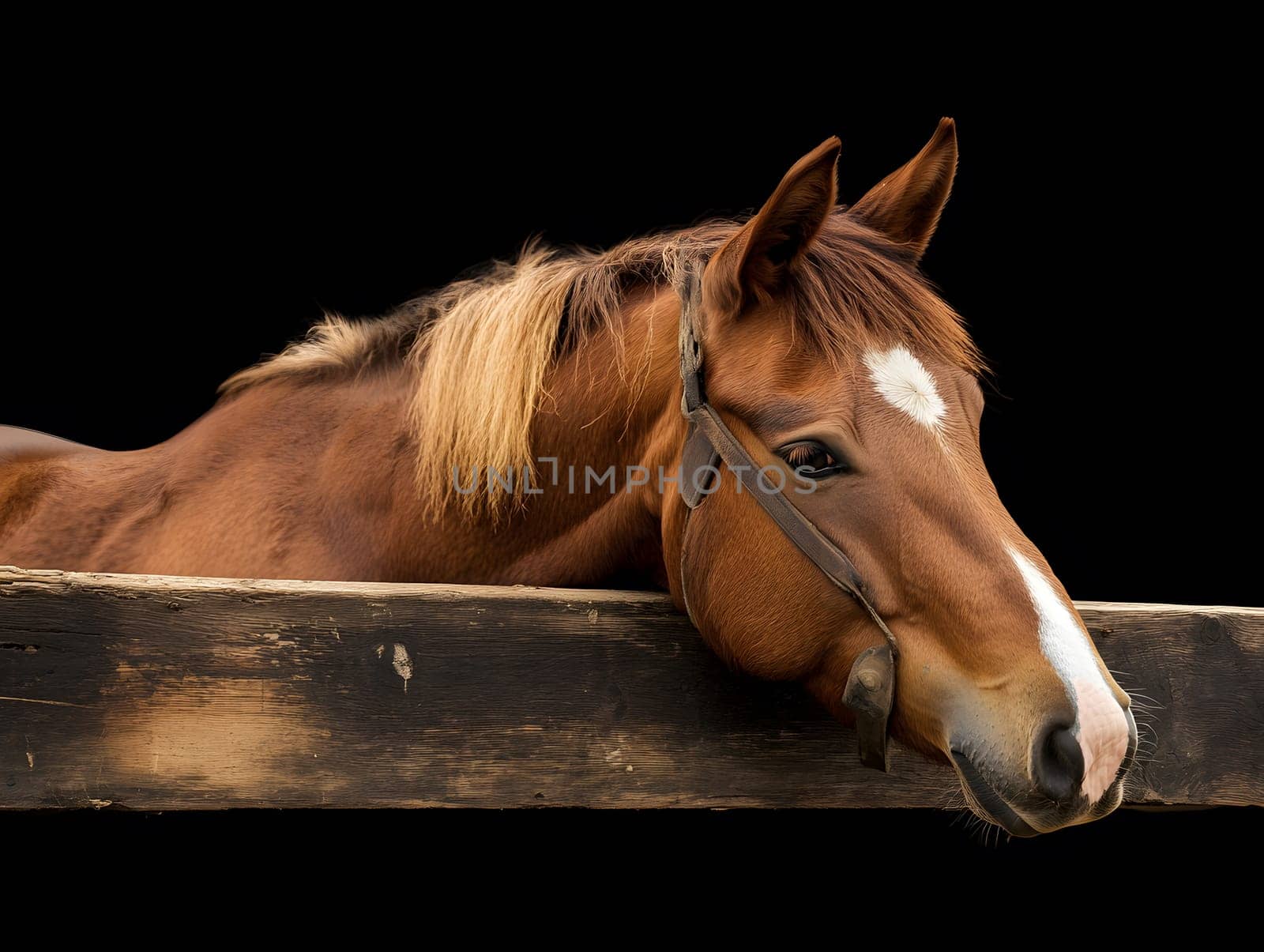 Depressed Brown Horse Wildlife Pony Animal Equine