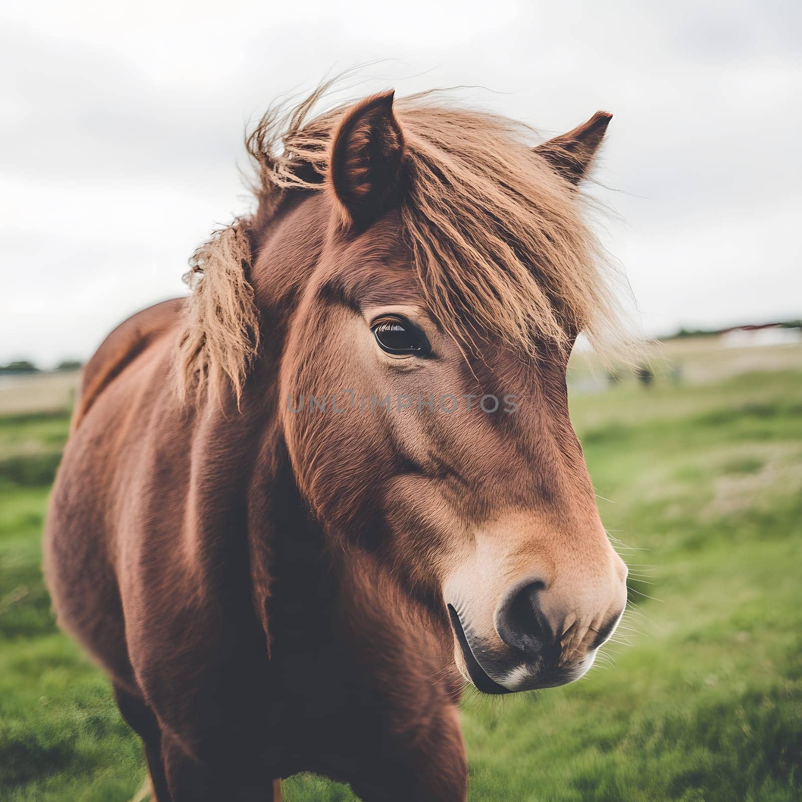 Depressed Brown Horse Wildlife Pony Animal Equine