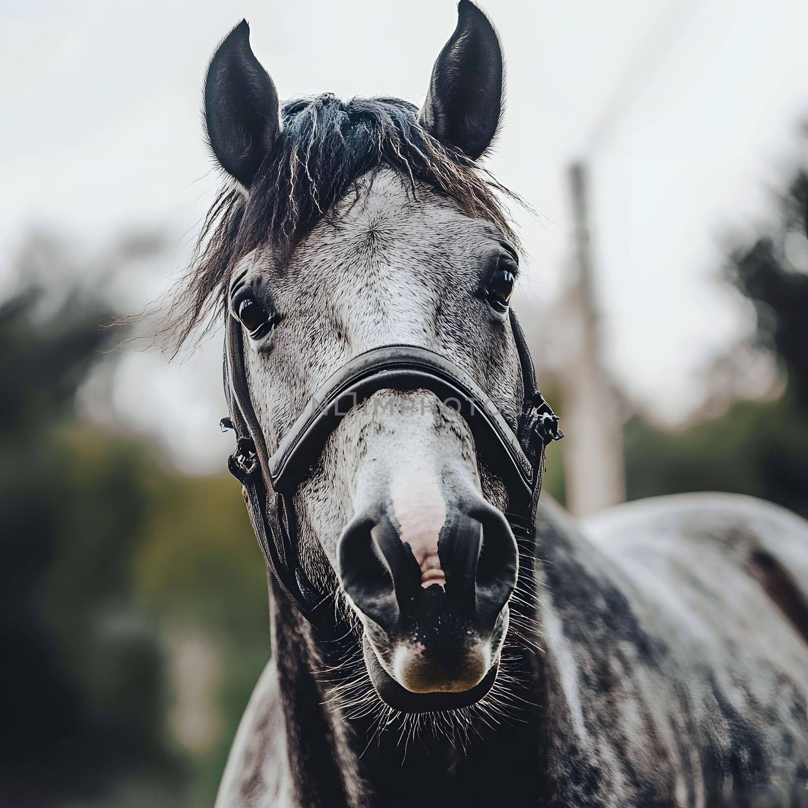 Happy Brown Horse Wild Pony Equine