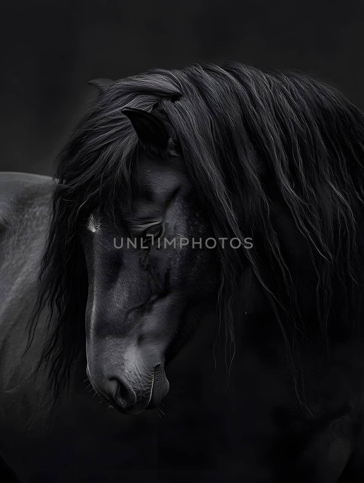 Depressed Brown Horse Wildlife Pony Animal Equine