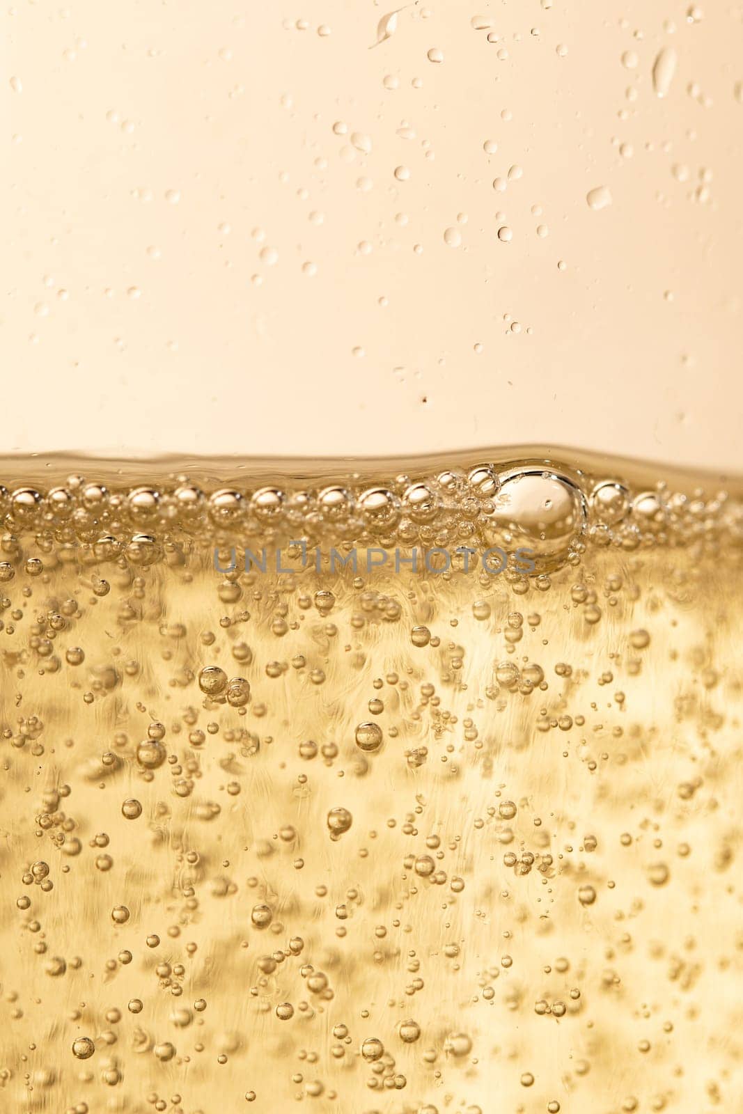 champagne bubbles sparkles new year party. High resolution photo