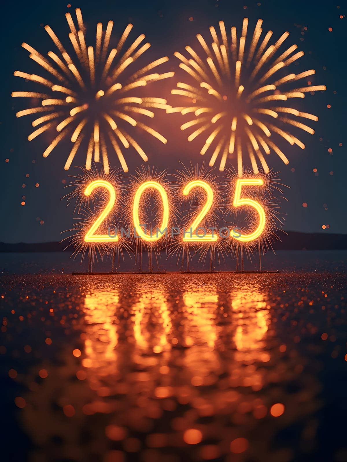 Happy New Year 2025 design