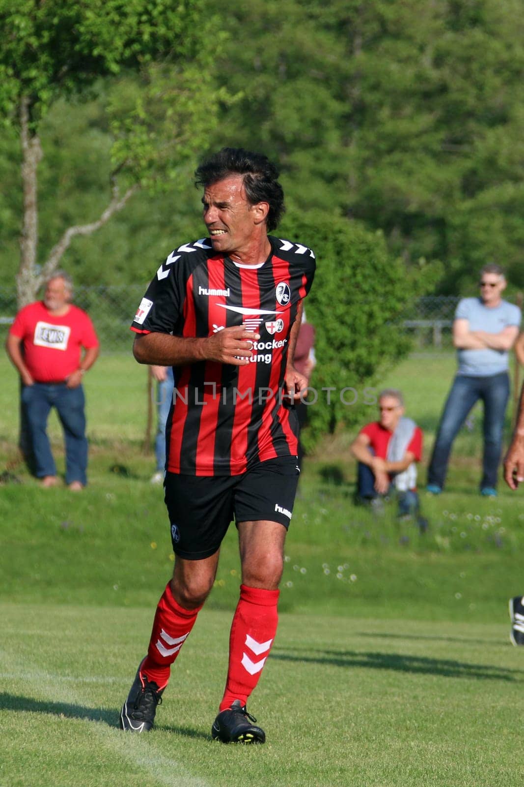 Maximilian Heidenreich at the celebrity kick: SC Freiburg Traditionself vs FC Augsburg Traditionself