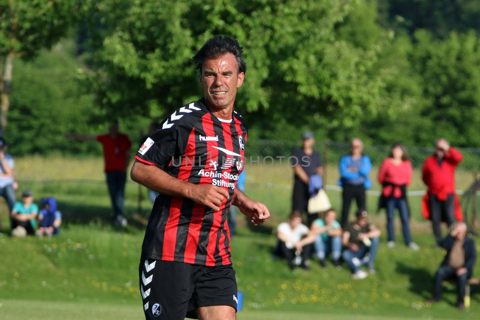 Maximilian Heidenreich at the celebrity kick: SC Freiburg Traditionself vs FC Augsburg Traditionself