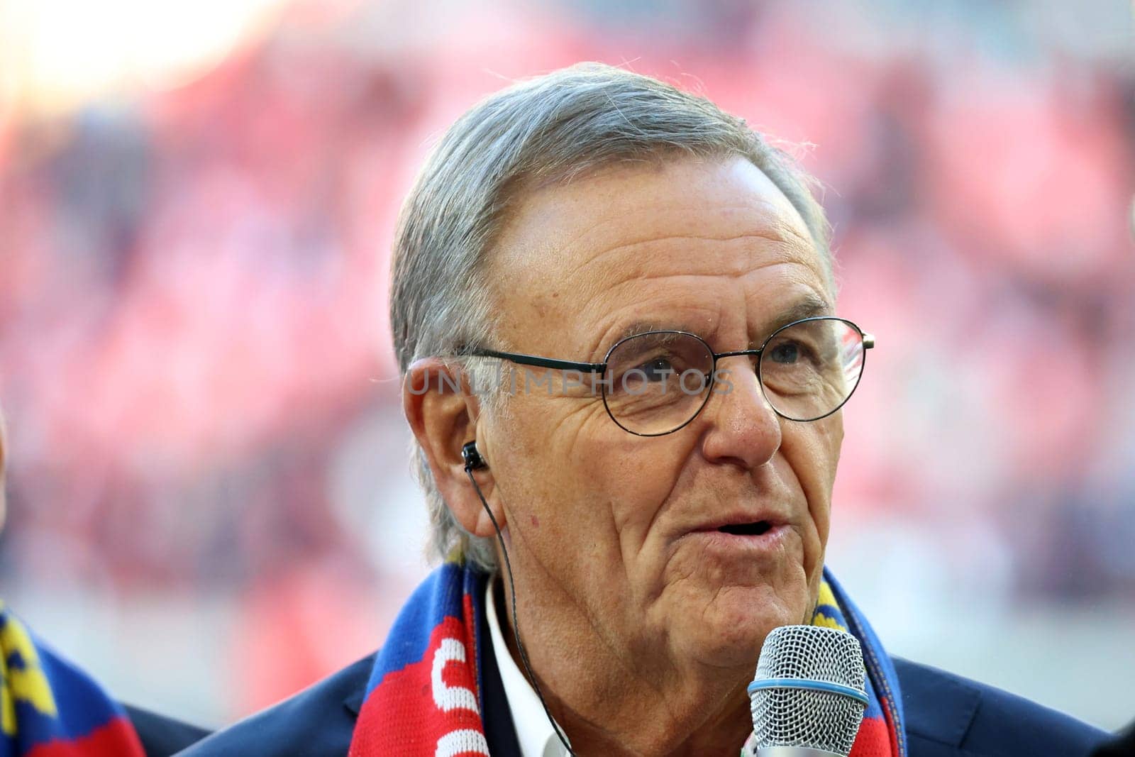 Roland Mack (Senior Manager Europapark Rust) at the game of the 1st FBL: 24-25: 1st FBL: 24-25: 9th Sptg. SC Freiburg - FSV Mainz 05  DFL REGULATIONS PROHIBIT ANY USE OF PHOTOGRAPHS AS IMAGE SEQUENCES AND/OR QUASI-VIDEONann  Photo: Joachim Hahne/johapress