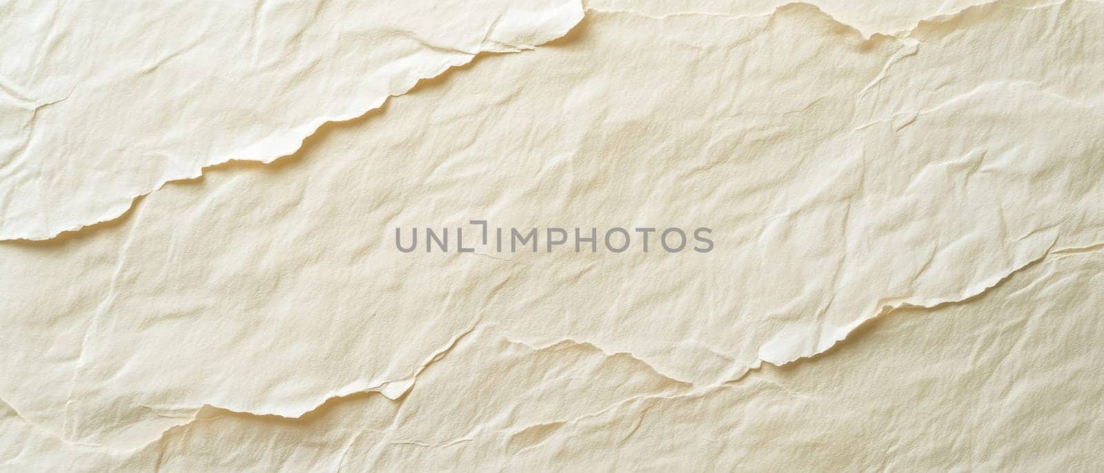Beige torn paper with textured surface, perfect for creative design projects with ample copy space.