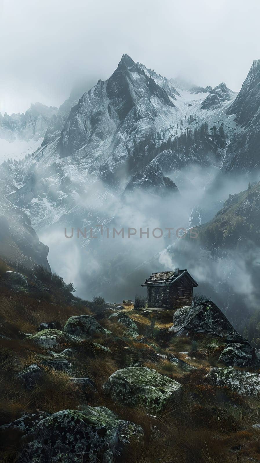 Remote mountain shelters providing respite from the elements