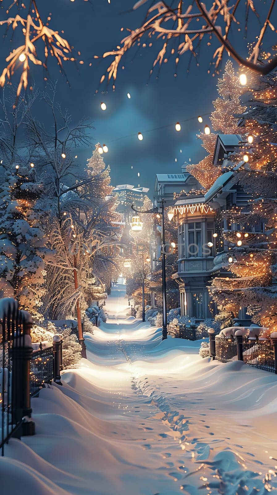Snowy winter wonderlands for a festive feel