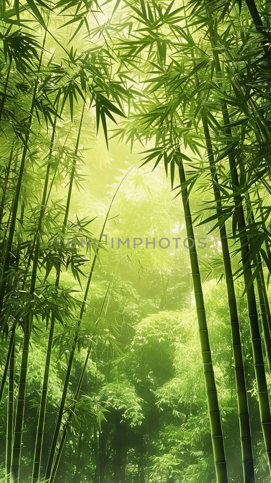 Tranquil groves of towering bamboo
