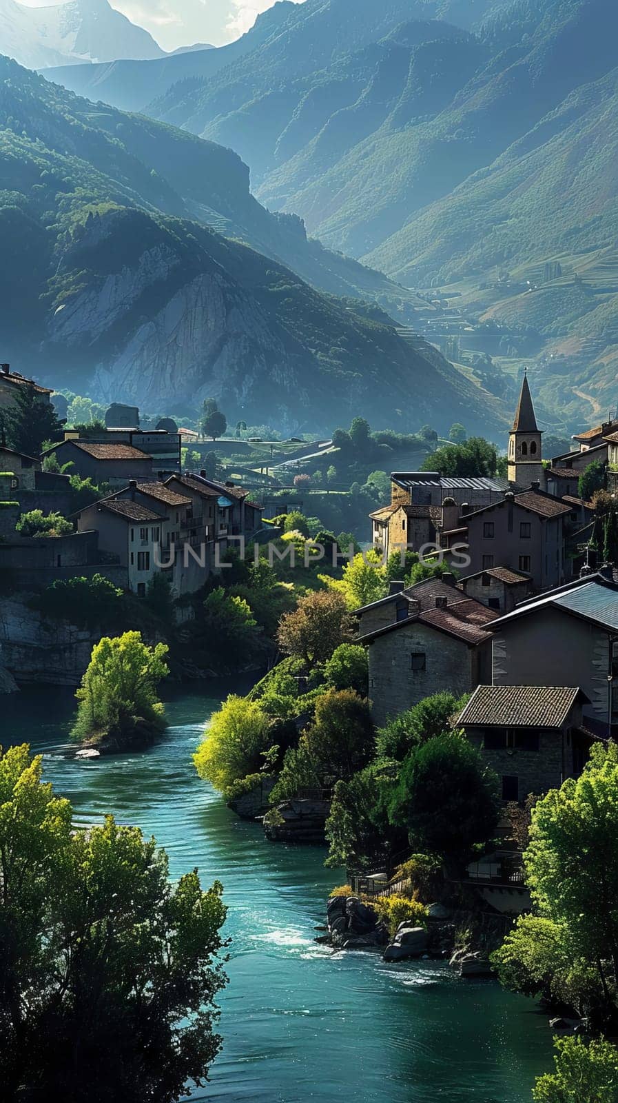Tranquil river valleys dotted with charming villages