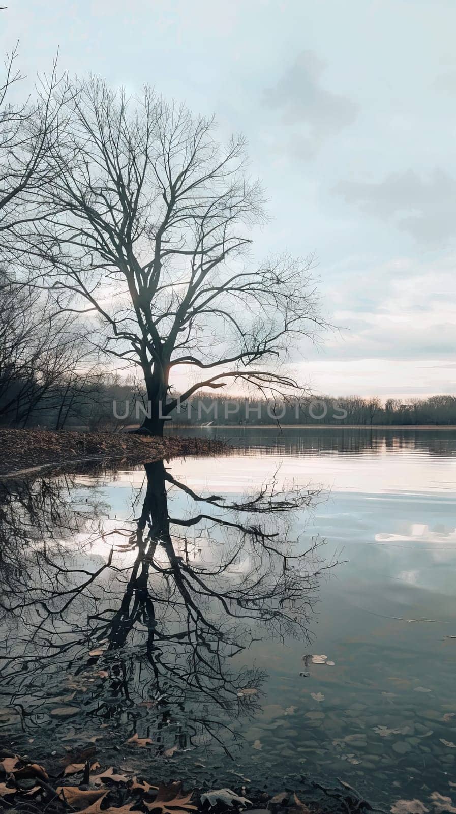 Tranquil lakeshores offering moments of reflection