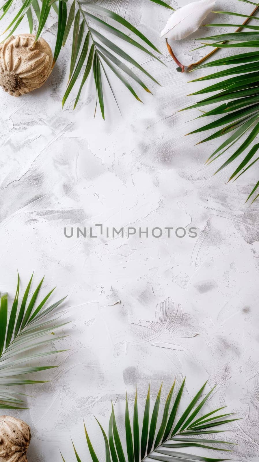Clean and modern flat lay composition with empty space for text.