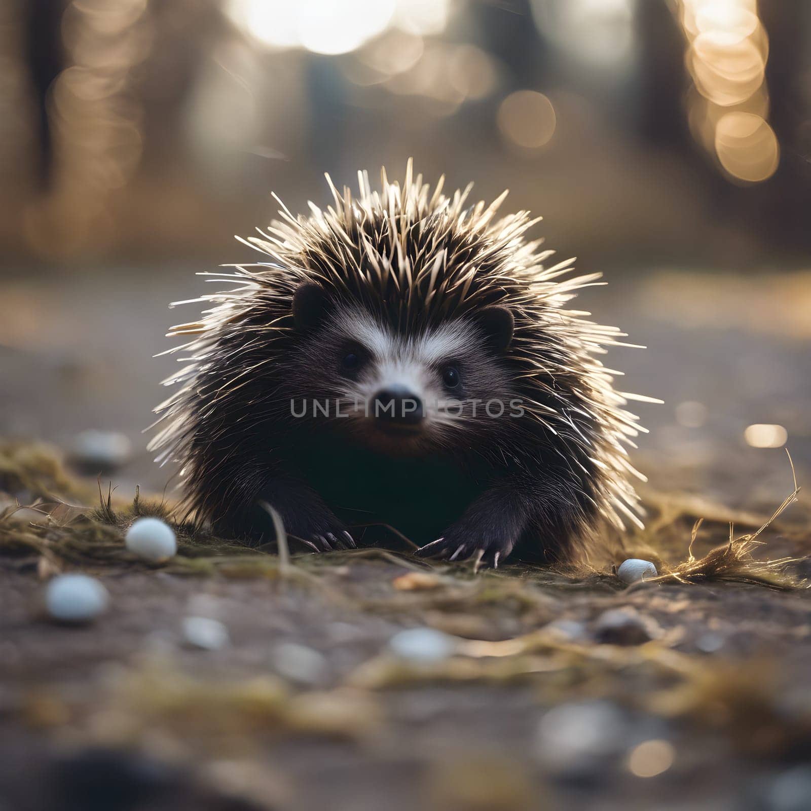 Porcupine’s Quirky Affection: A Cuddly Toy and Sharp Quills