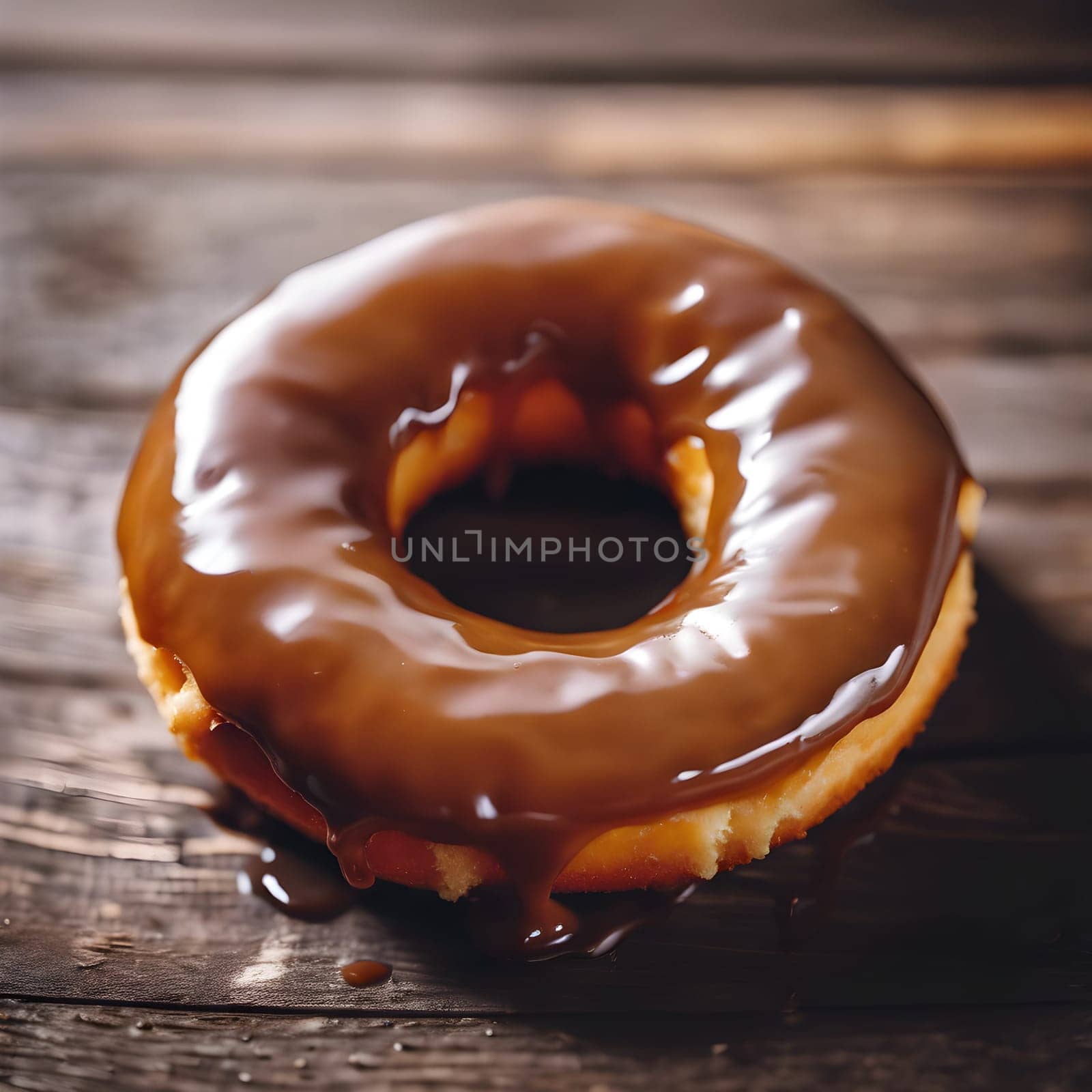 The Art of Minimalism: Glazed Doughnut with Soft Shadows