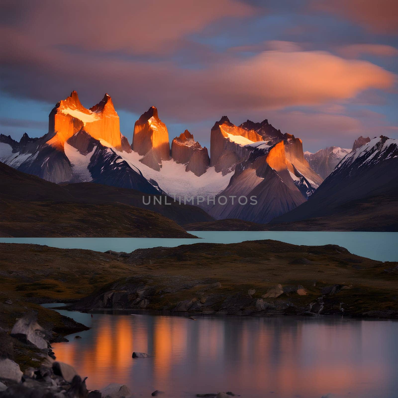 Morning Light: The Stunning Glow of Torres del Paine at Dawn