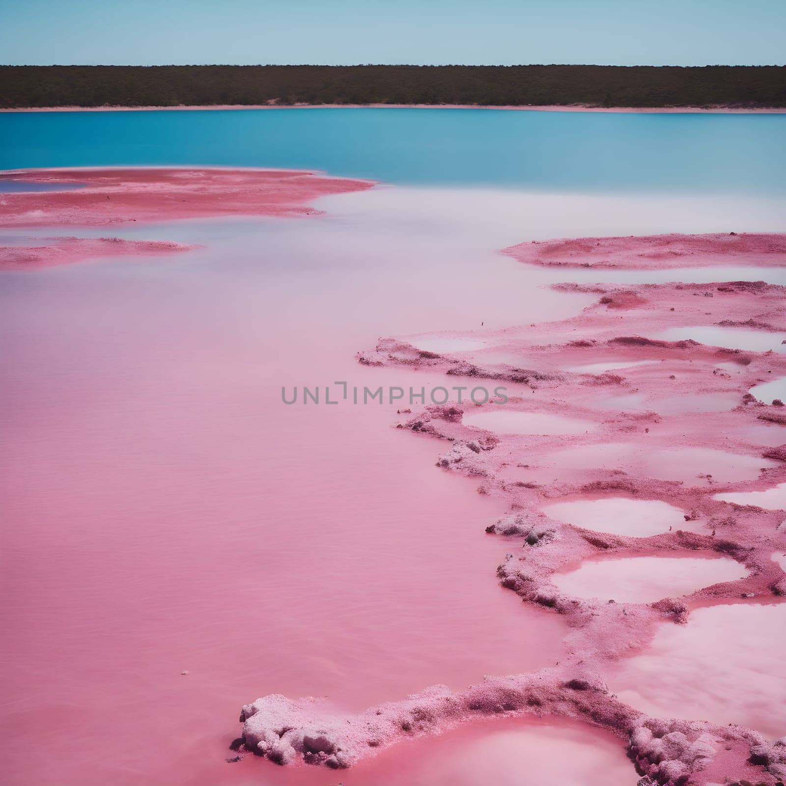 Nature's Palette: The Pink and Blue of Lake Hillier