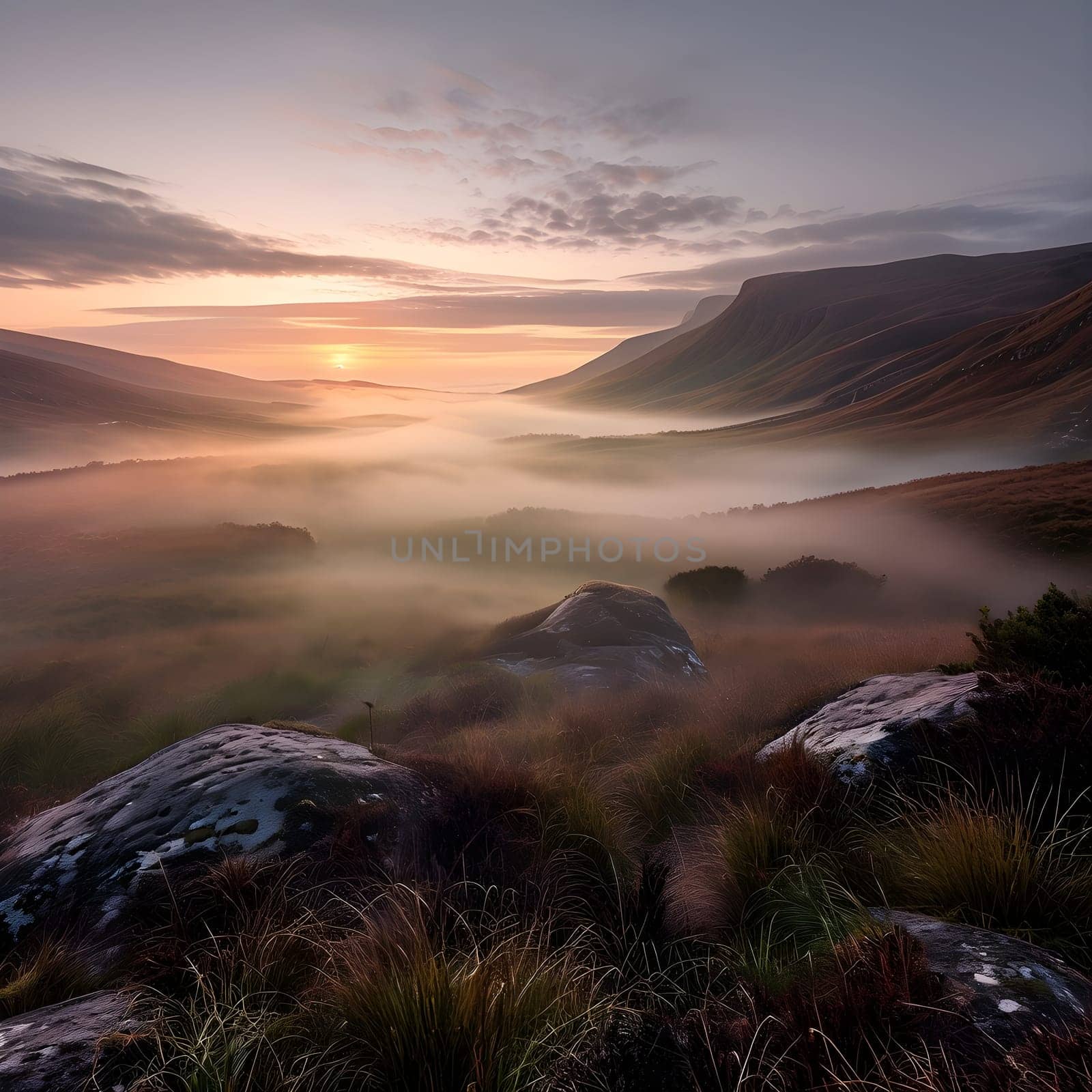 Enveloped in Mist: A Highland Morning Reverie