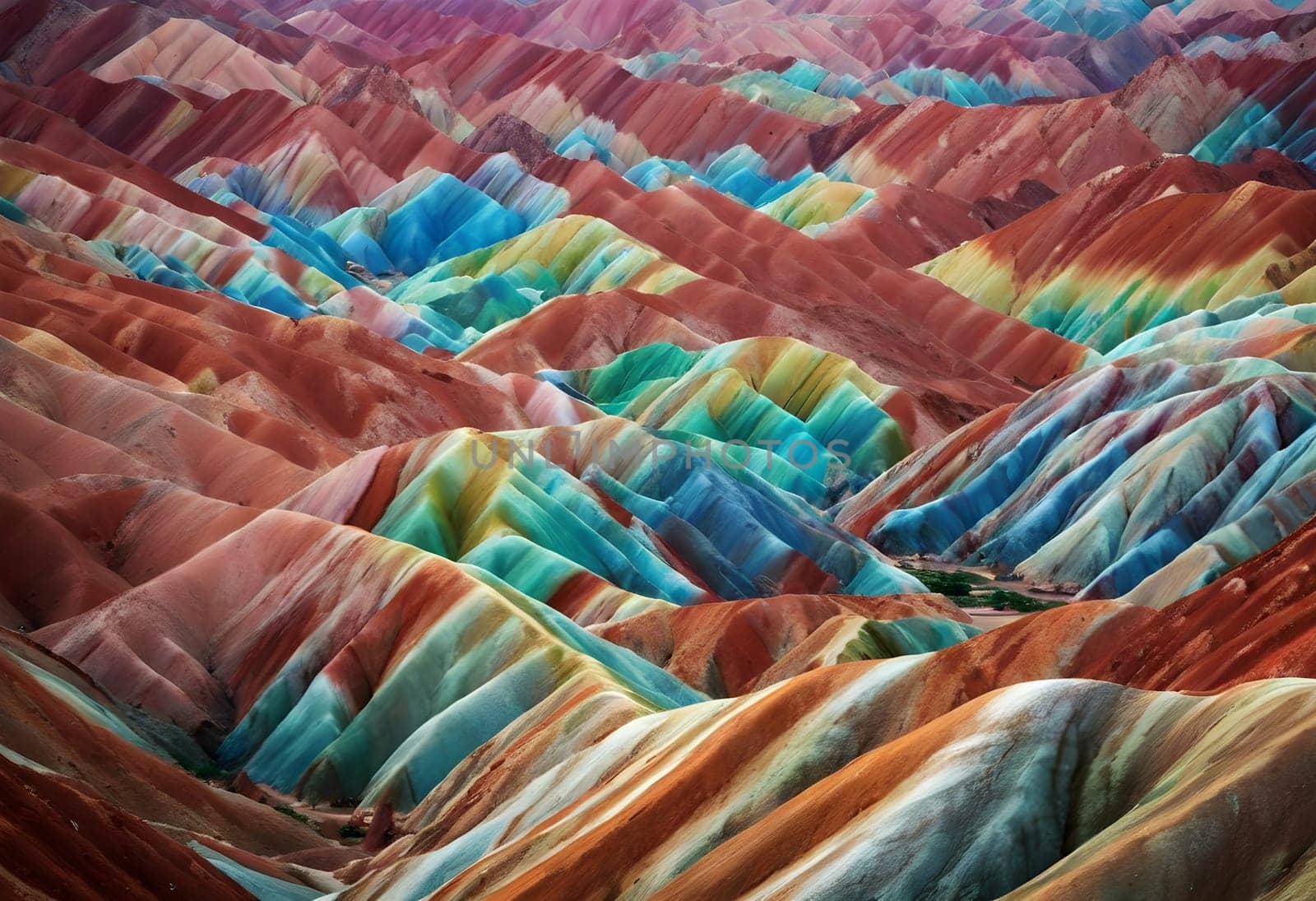 Painted by Nature: The Vibrant Rainbow Mountains of Zhangye Danxia, China