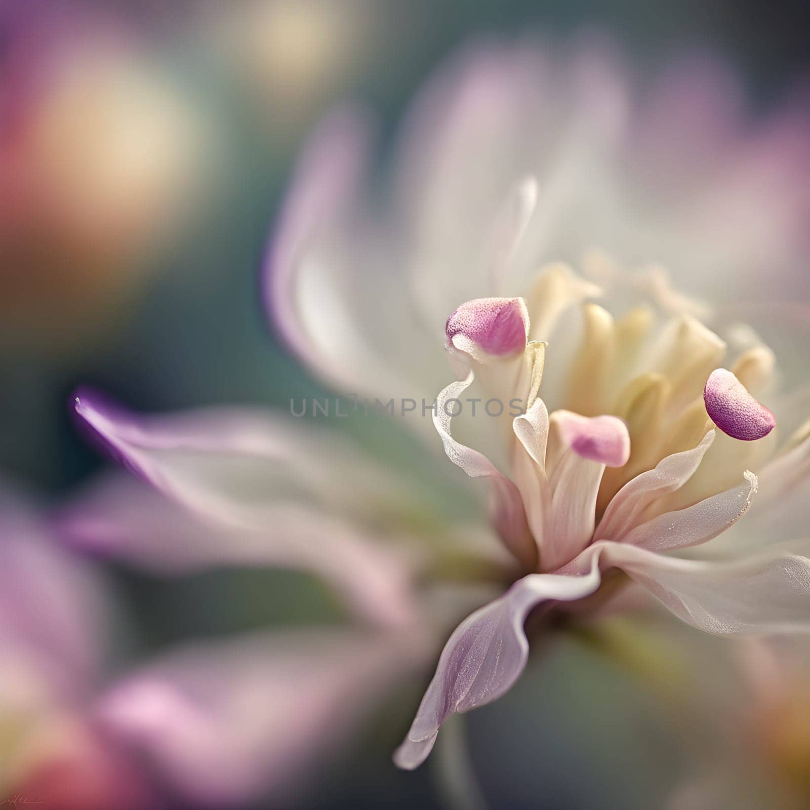 Delicate Details of Blossoming Flowers: Macro Photography