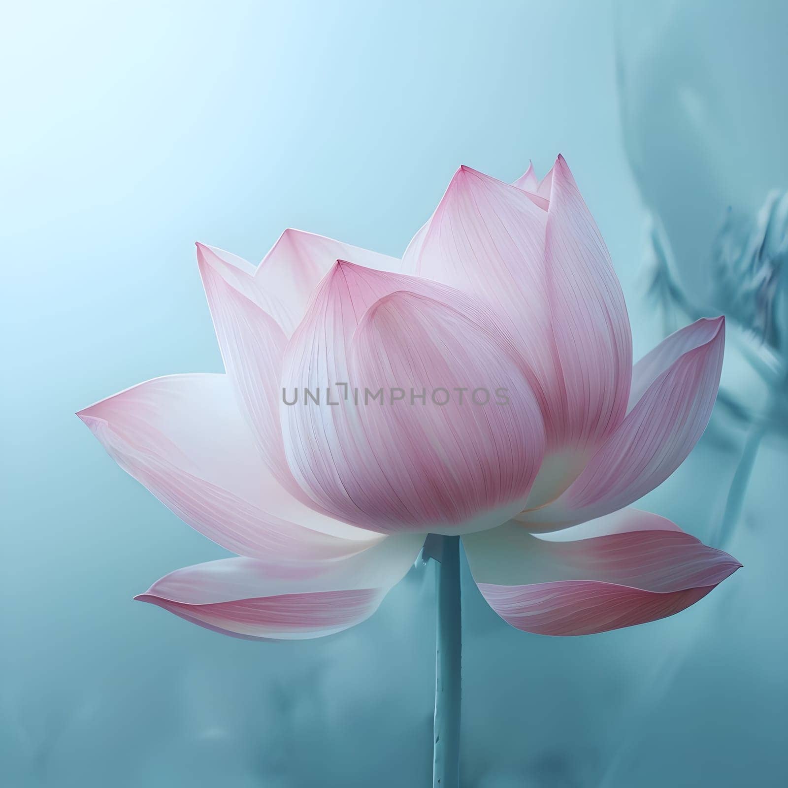 Lotus Petal Beauty: Soft Pink Shades and Cool Tones