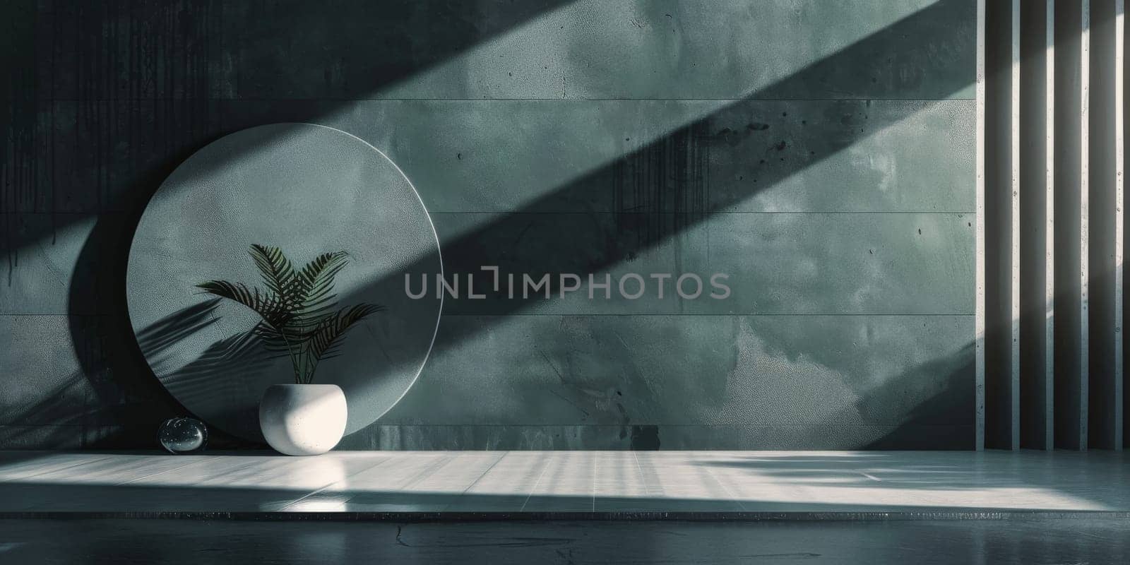 Stylish composition with ample space for text or logo placement.