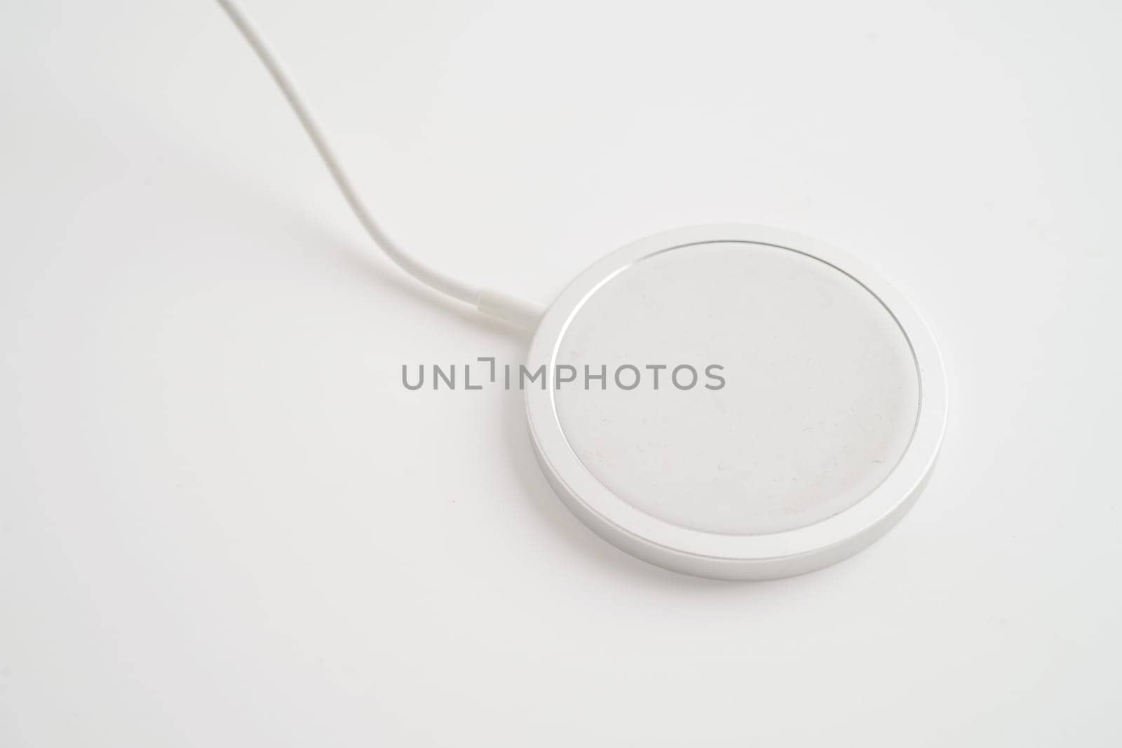 Wireless charger, magnetic charging modern equipment of mobile phone.