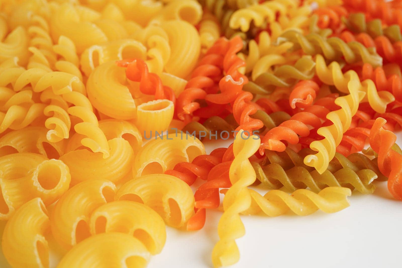 Pasta noodles for cooking Italian food.