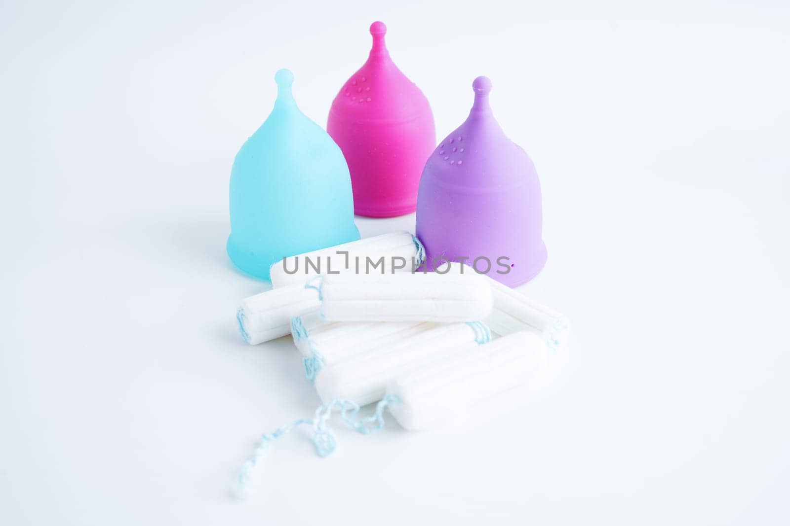 Sanitary hygiene set for women menstrual period cycle protection.