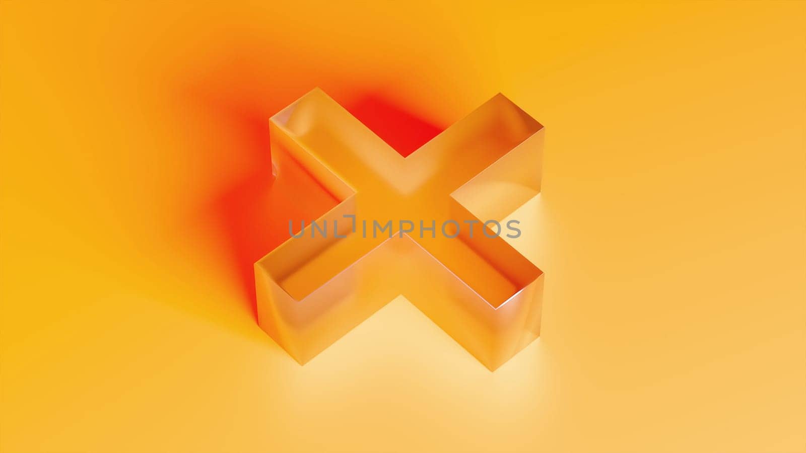 3d render Plus sign. Computer generated