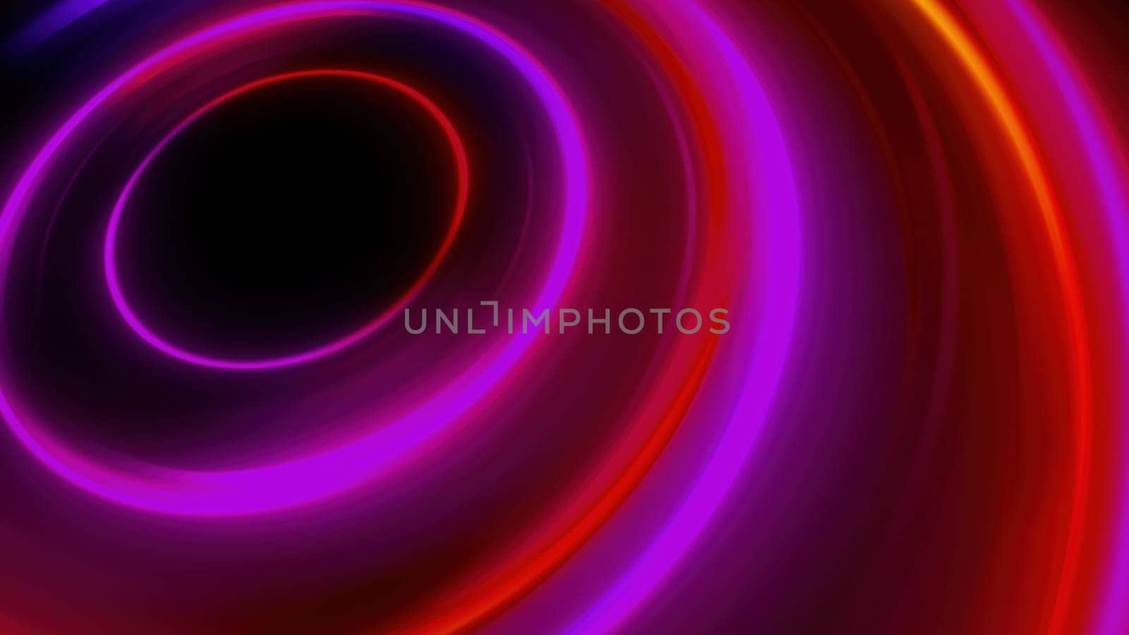 Luminous Swirling Glowing Circles. Computer generated 3d render