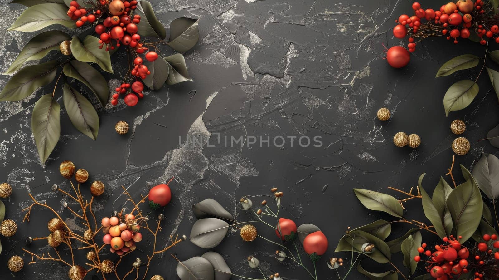 Elegant mockup arrangement adorned with decorative embellishments.