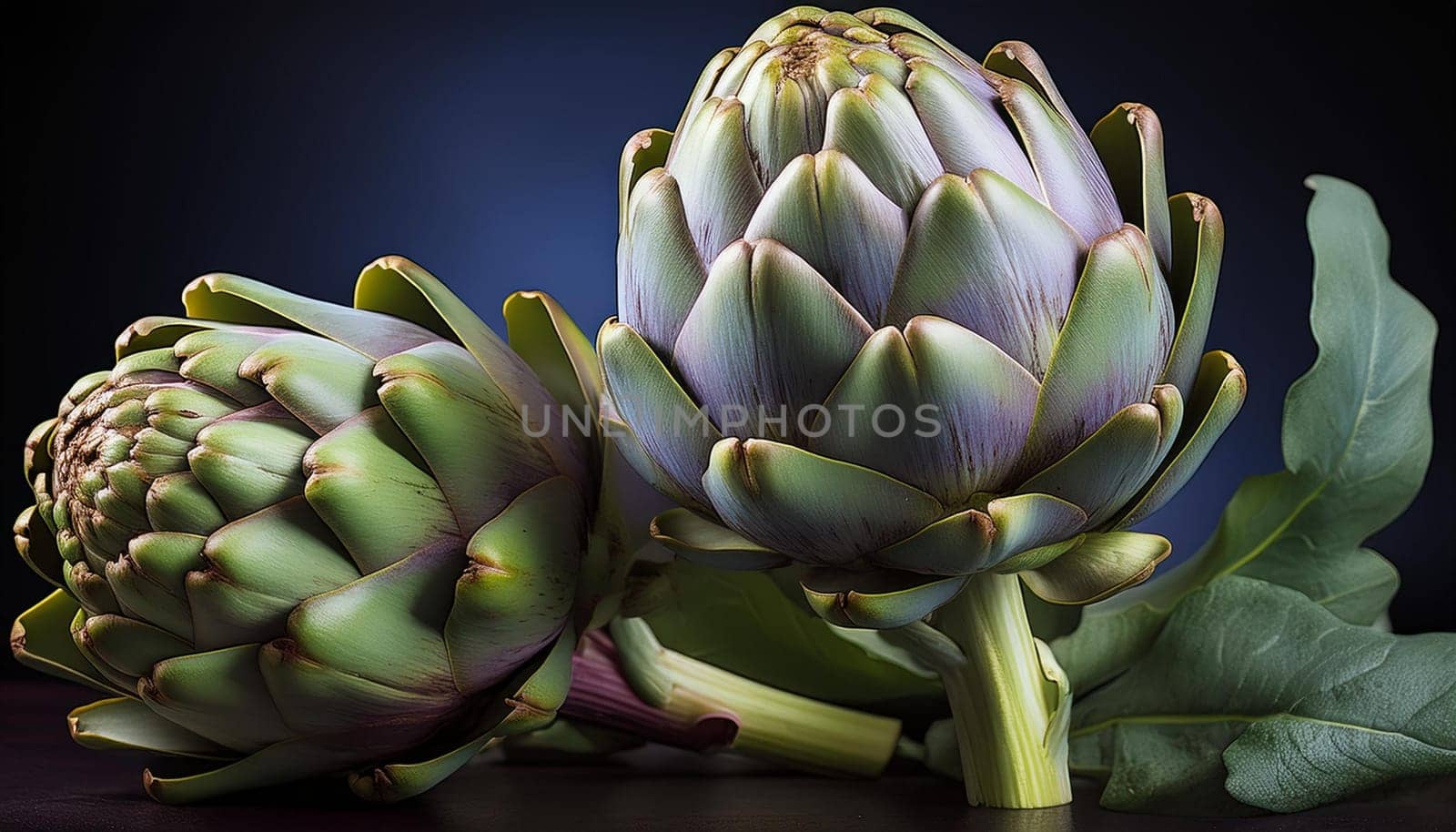 artichocks vegetables vegetarian food, AI generated image