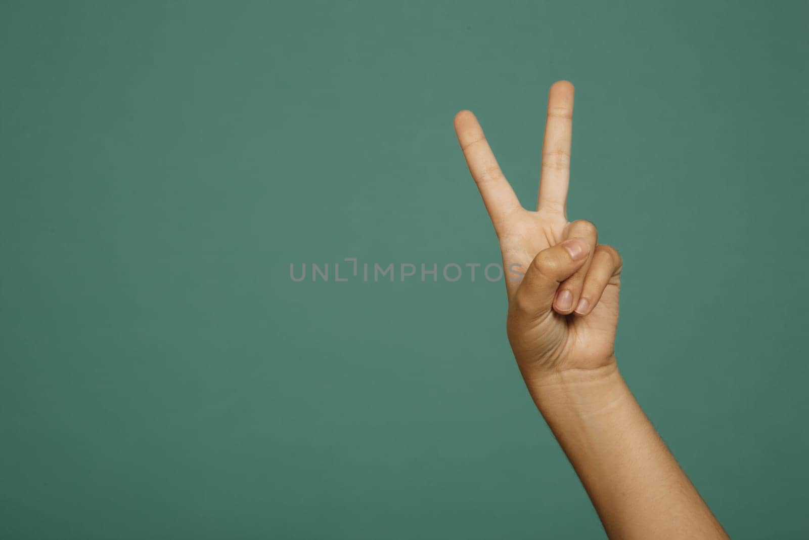 victory hand gesture. Resolution and high quality beautiful photo