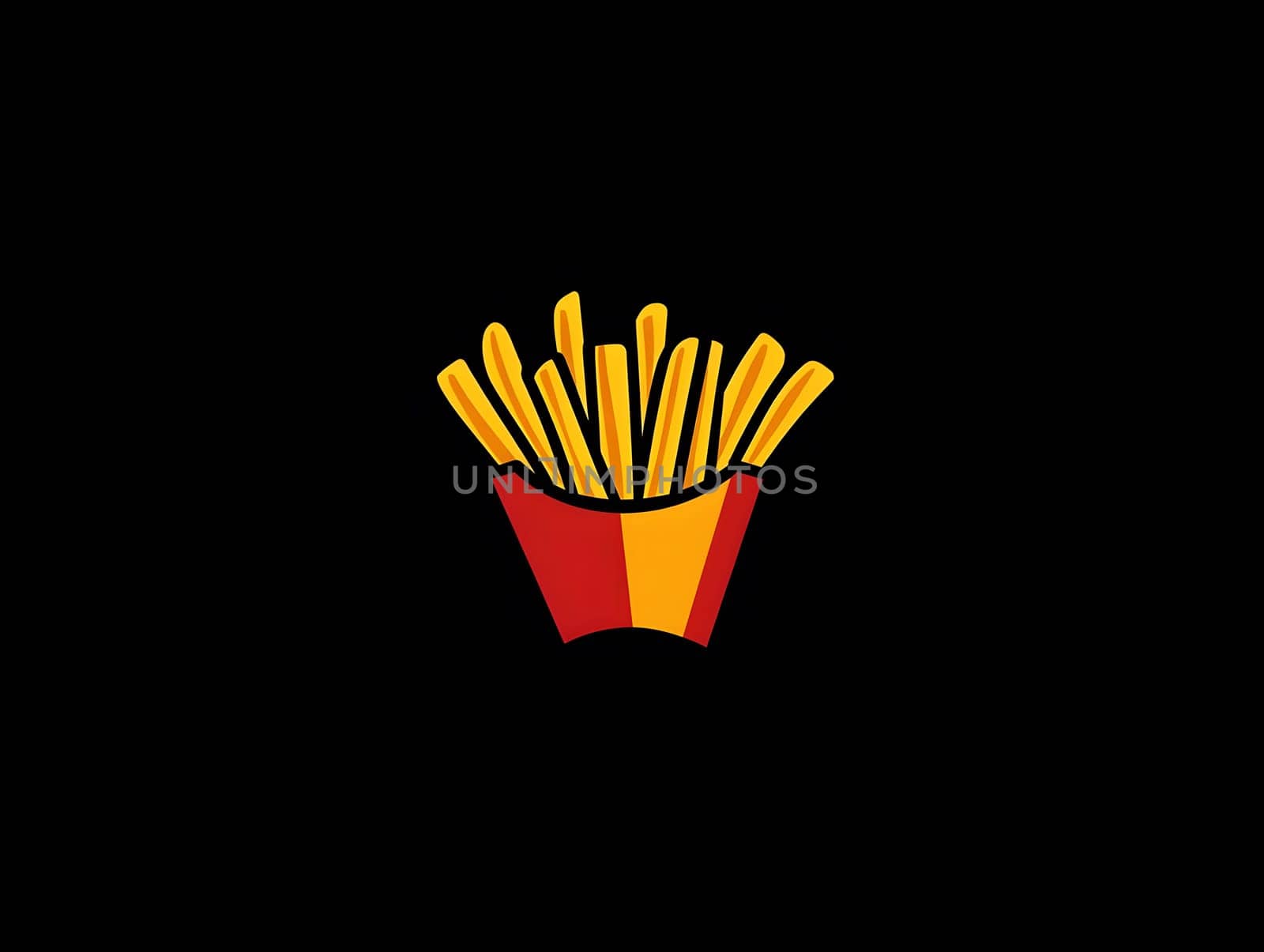 French fries fast food Delicious Snacks unhealthy icon Symbol