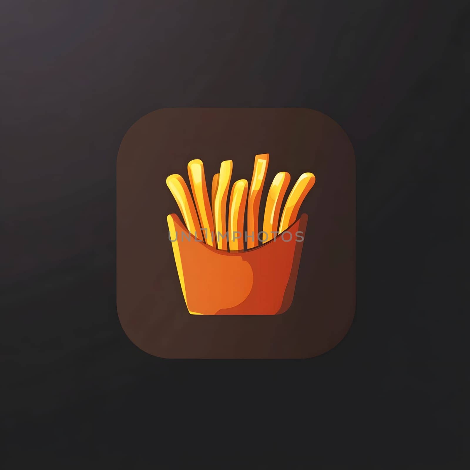 French fries fast food Delicious Snacks unhealthy icon Symbol