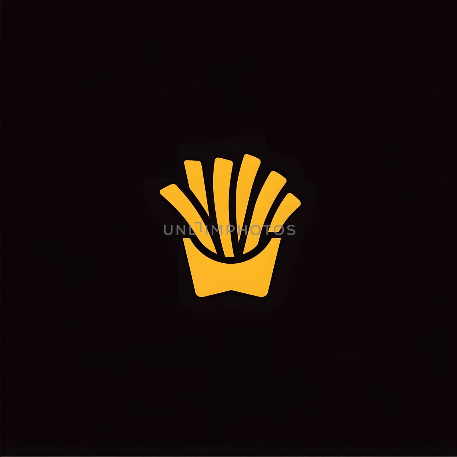 French fries fast food Delicious Snacks unhealthy icon Symbol