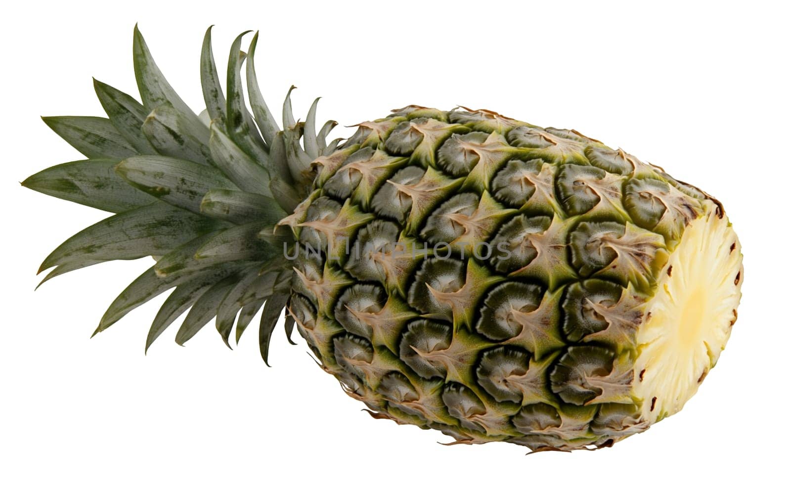 Sliced pineapple on a black background offering ample copy space for text or design elements.