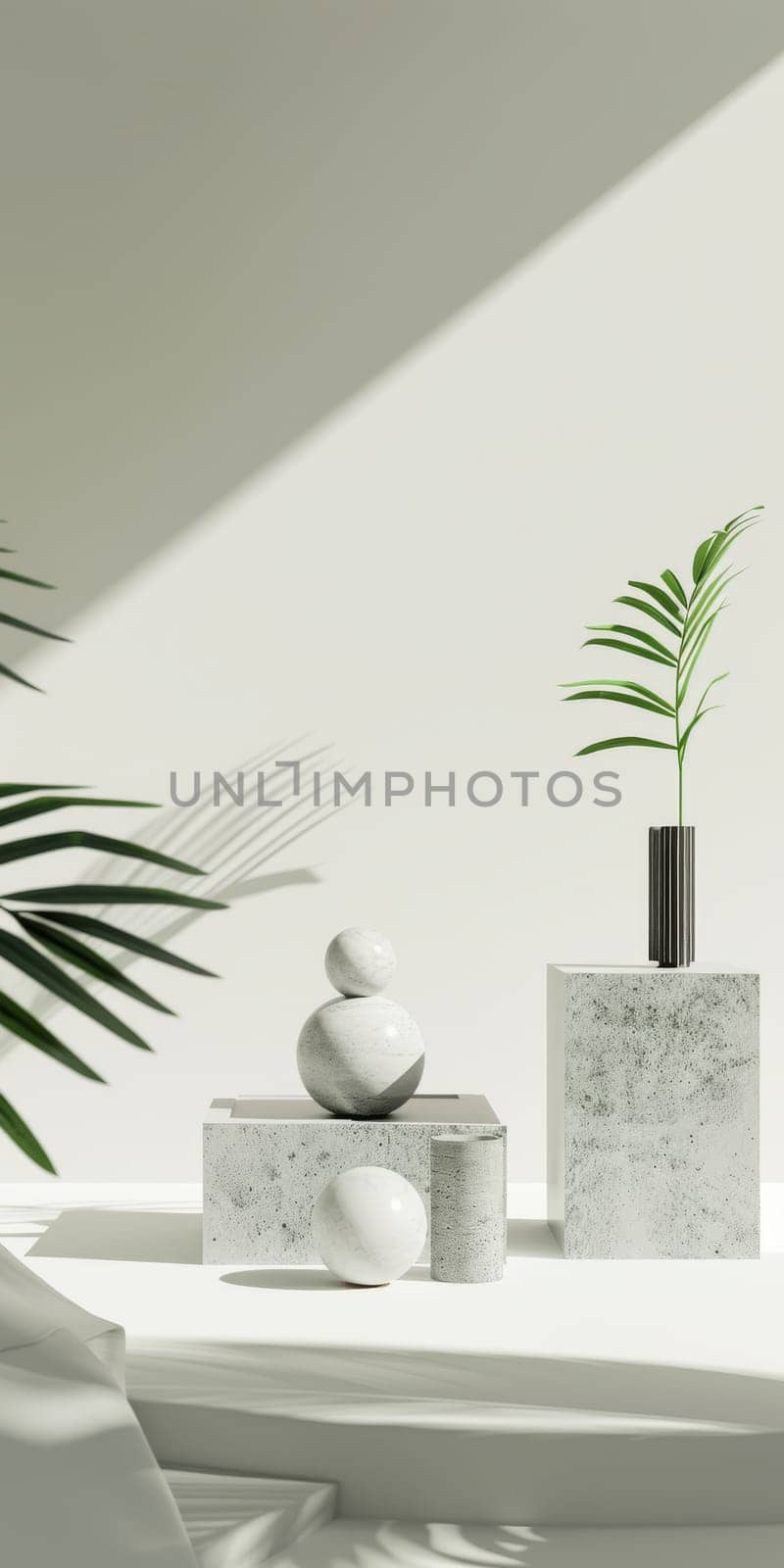 Sleek and minimalist mockup composition with a clean background.