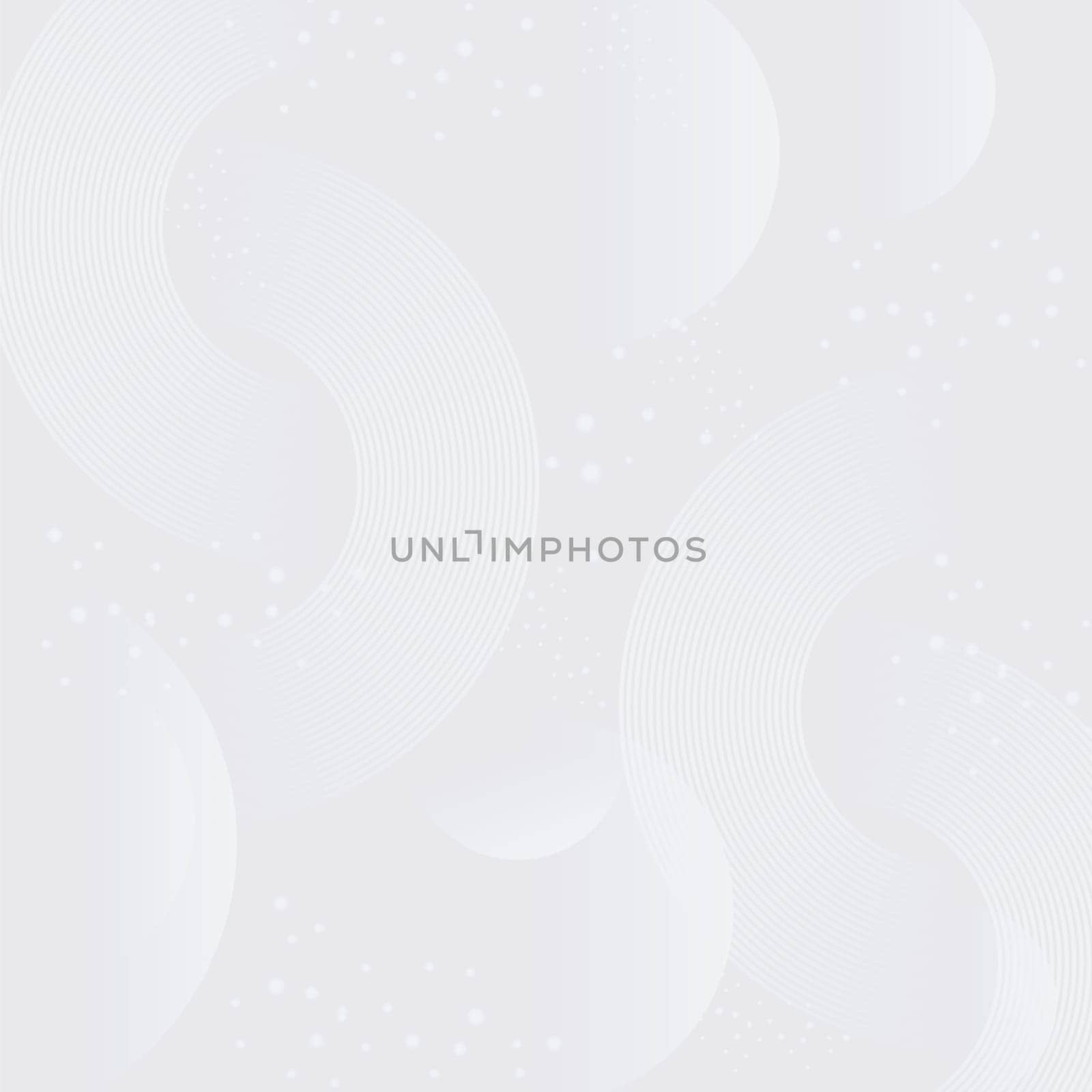 Vector white geometric abstract texture overlap layer on bright space. Lines effect decoration for banner. Graphic design circles elements.
