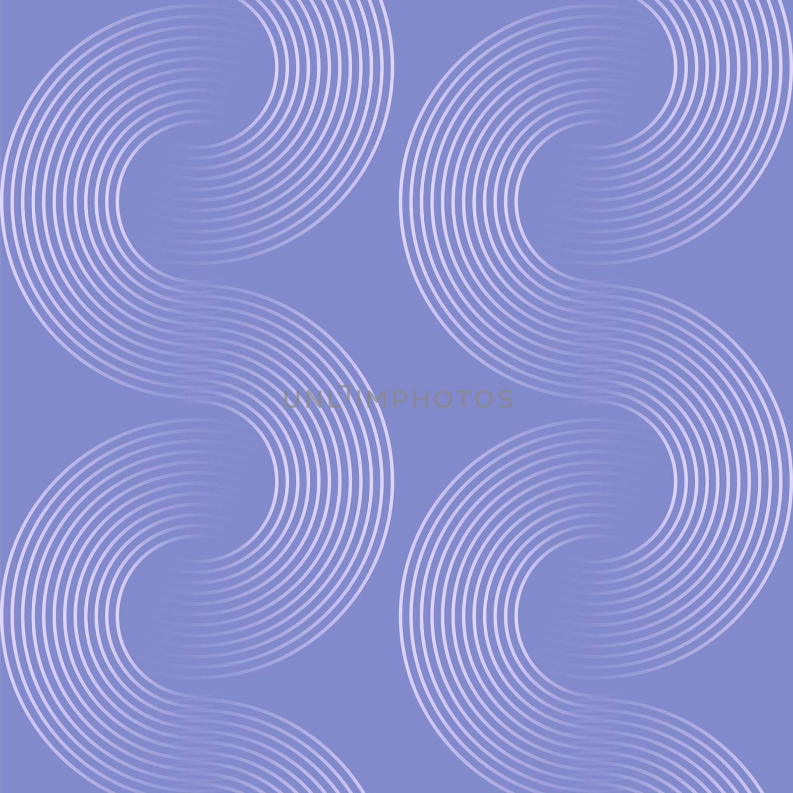 Vector abstract circles pattern on blue background.