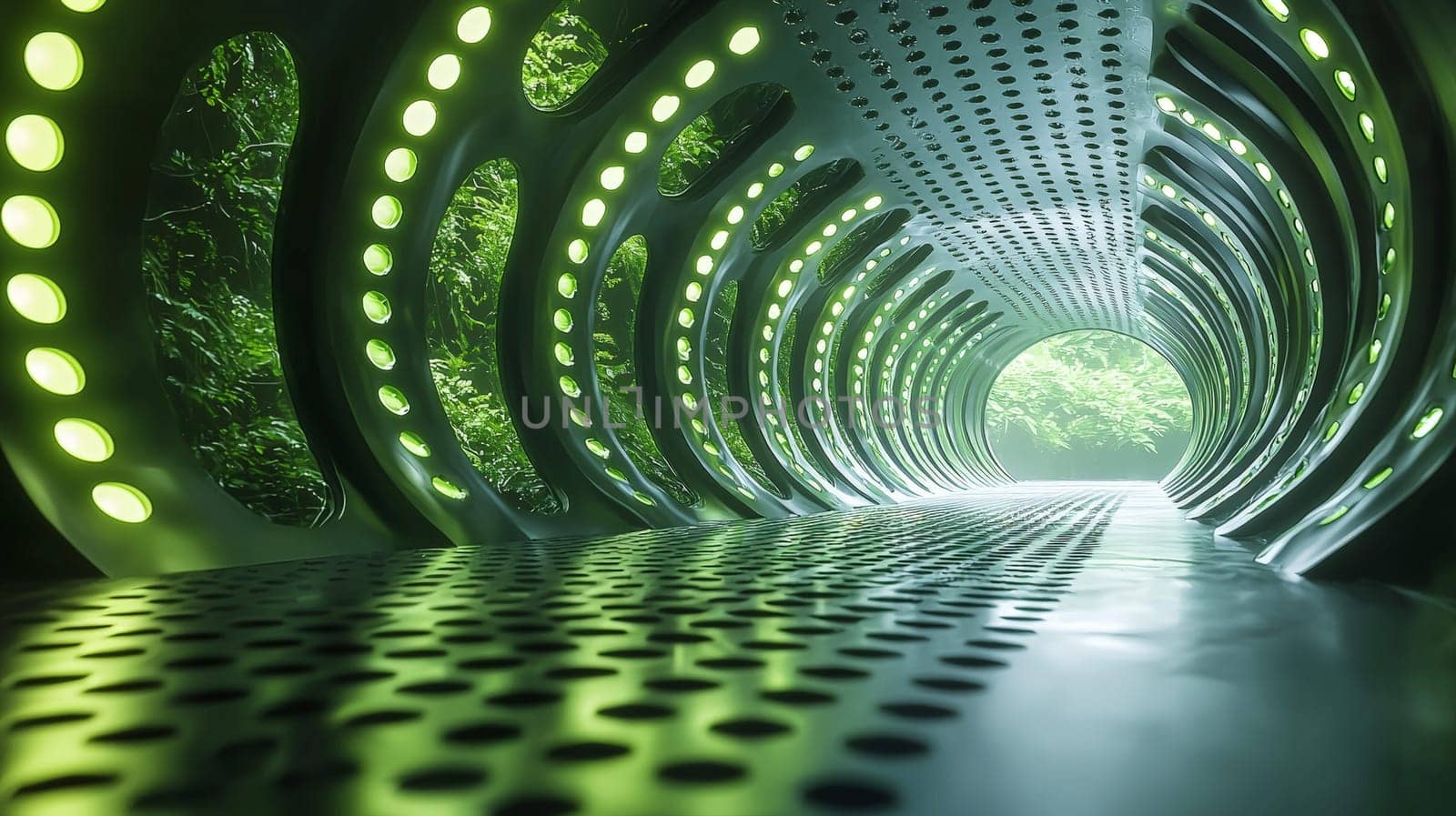 A captivating abstract background featuring a grid pattern in green and black tones. The intricate design is rendered in hyper-detail with high resolution, offering a sharp and immersive visual experience. High contrast and 3D rendering techniques create depth, enhancing the geometric structure of the grid and making it a bold and dynamic composition.