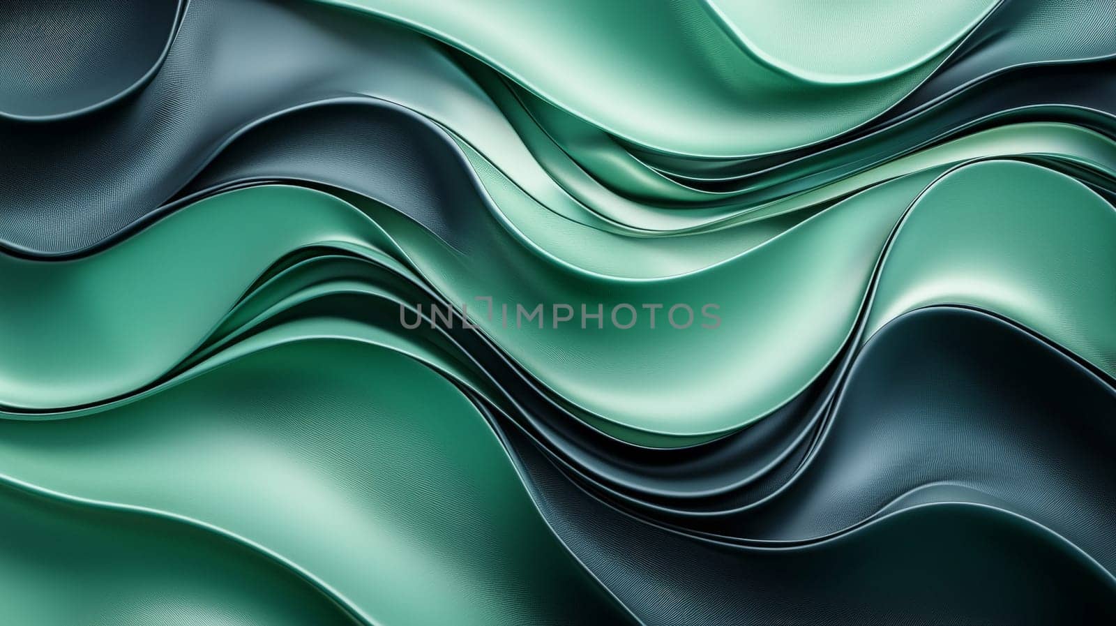 A visually striking abstract composition featuring a blend of green and black tones in a cubistic style. The image showcases intricate geometric shapes and sharp angles, rendered in hyper-detail and high resolution. The use of high contrast and 3D rendering techniques adds depth and complexity to the artwork, making it a captivating and dynamic visual experience.